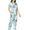 Sky Blue Floral Print Night Suit